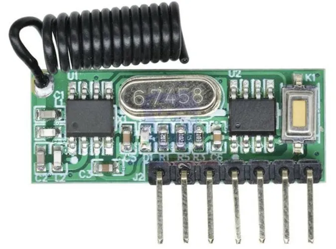 COD-AM308 Módulo Rf 433MHz Sem Fio Receptor De Controle Remoto 4 Canais aprendizagem
