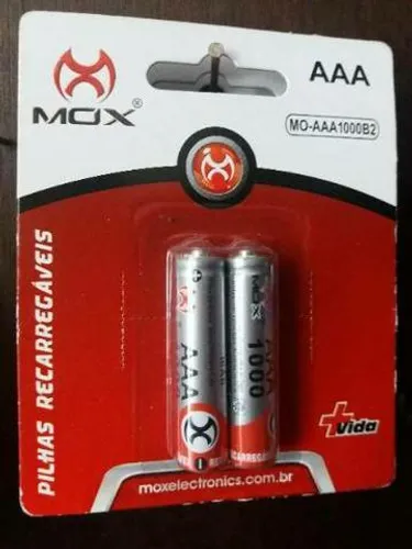 Pilha recarregável de palito