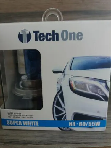 Tech one lâmpada super branca nova