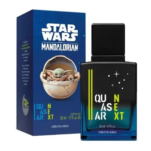 Quasar Next Colônia Star Wars The Mandalorian 50ml O Boticário Original Novo Caixa Lacrada