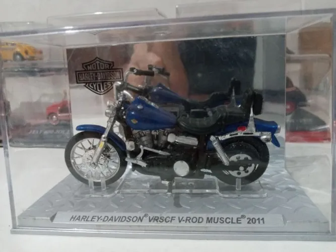 Miniatura de moto Harley Davidson 1/24