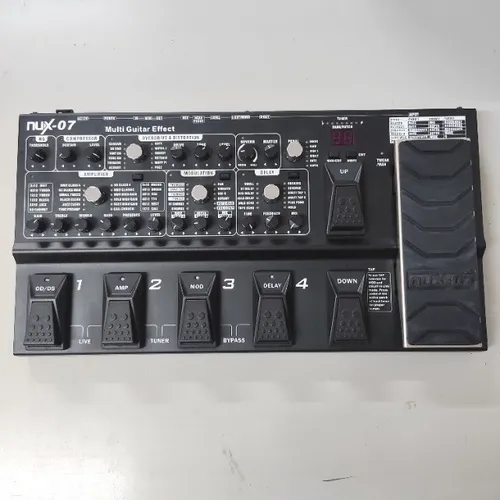 Pedaleira Multi-Efeitos Para Guitarra Nux-07 Cherub Semi novo