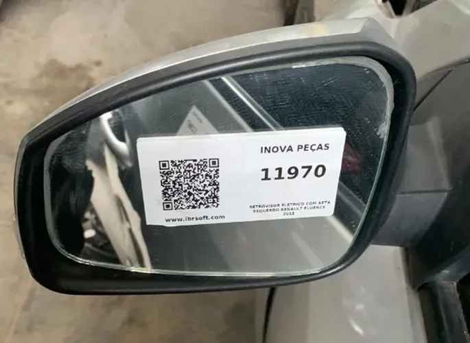 Retrovisor eletrico com seta esquerdo renault Fluence  2015 11970 
