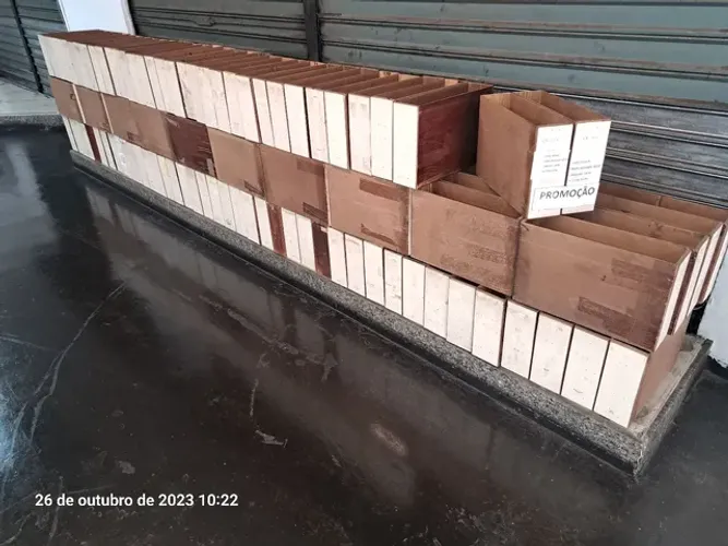 Caixinhas Madeira para mostruário de lojas