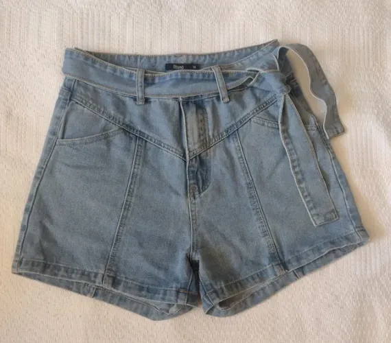 Bermuda jeans feminino Mamô 