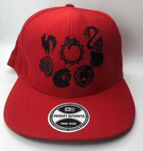 Boné Nanatsu No Taizai Aba Reta Vermelho The Seven Deadly Sins Black Friday