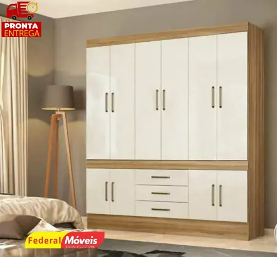Guarda Roupa 10 Portas Novo Fazemos Entrega
