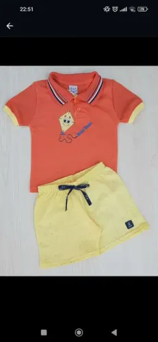 Promoção Conjunto Polo infantil últimas peças