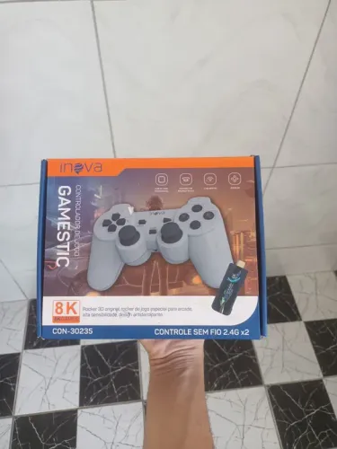 Controle Inova Gamestic 8K Sem Fio - Novo