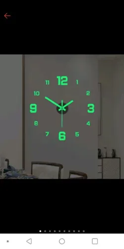 Relógio de Parede Luminoso