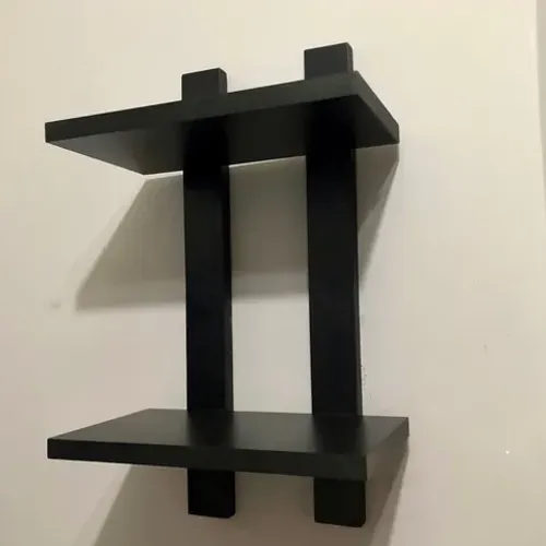 Prateleira preta MDF