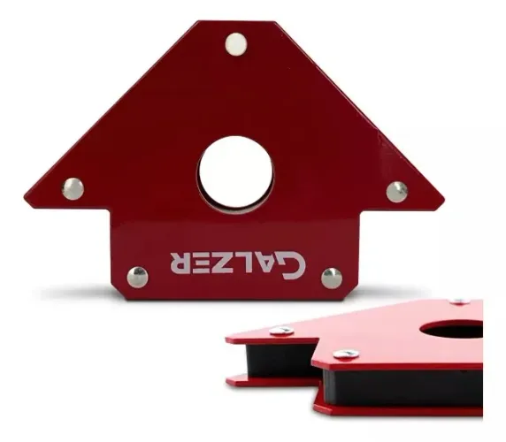 Esquadro Magnético de 25Kg Para Solda Profissional 135º 90º e 45º - Galzer