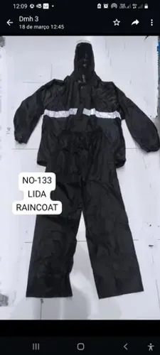 Capa de chuva para motoqueiro No133 lida