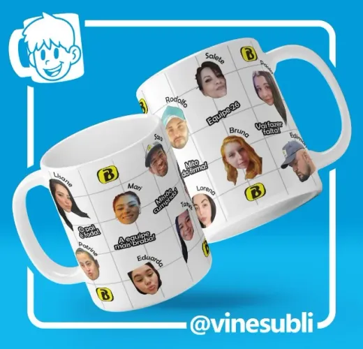 Caneca Personalizada com Foto - Rostinhos