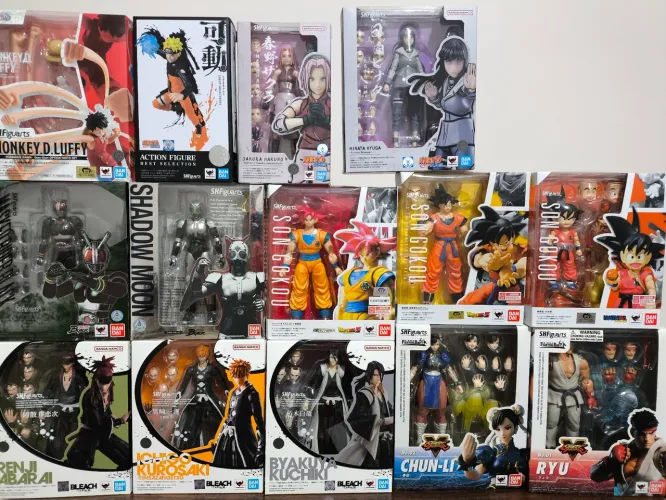 Sh figuarts dragon ball Naruto street fighter action figures