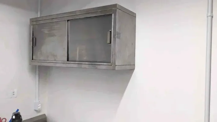 Armário Aéreo de Aço Inox para Cozinha Industrial - Marcos
