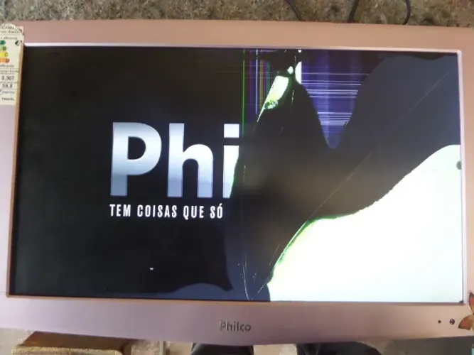 Televisão lcd philco tela ruim reutilizar peças