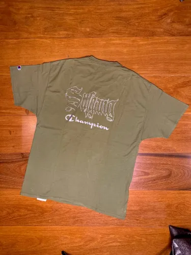 camiseta champion x sufgang verde oliva