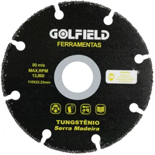 Disco de Corte Tungstênio Serra Madeira Golfield