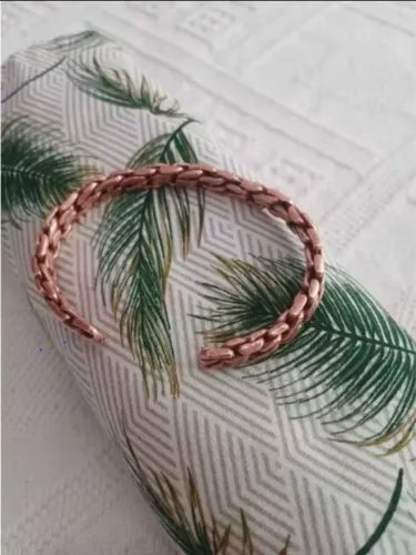 Pulseira bracelete de cobre 