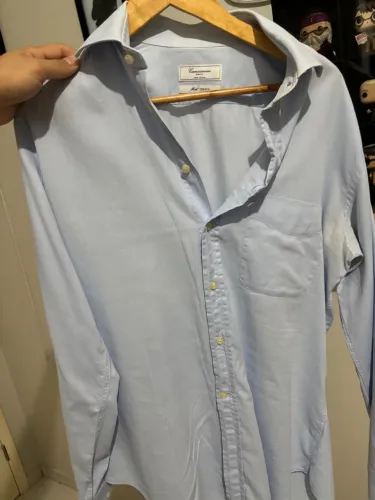 Camisa Italiana azul claro 