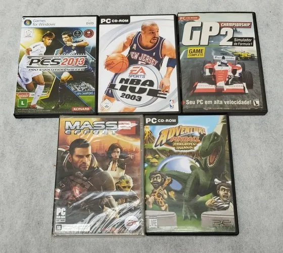 Jogos de computador - 5 CD-ROM