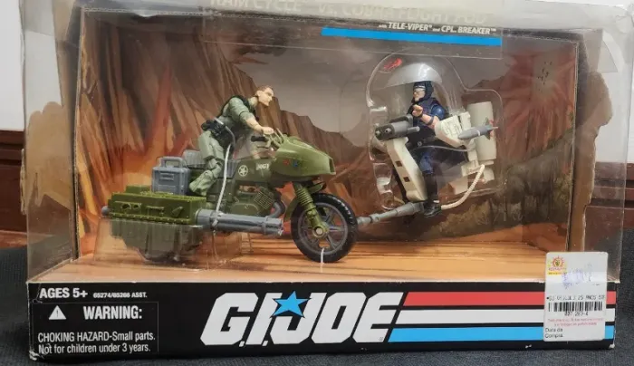 Figura Gijoe Ram Cycle Vs Cobra Flight Pod