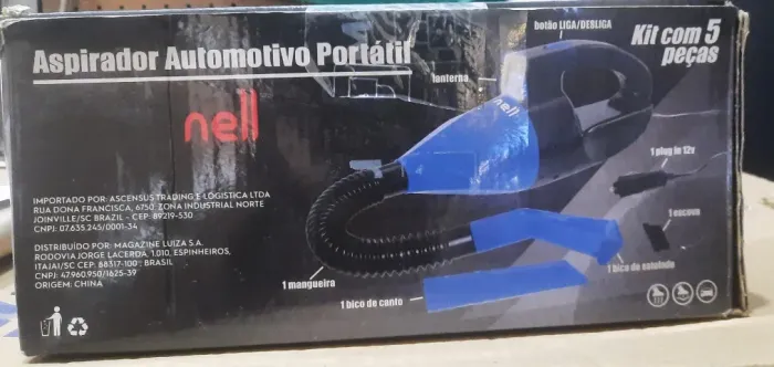 Aspirador de pó automotivo