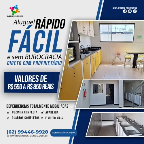 Locação de quartos mobiliados