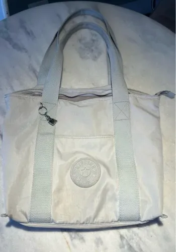 Bolsa Kipling de Ombro Cinza