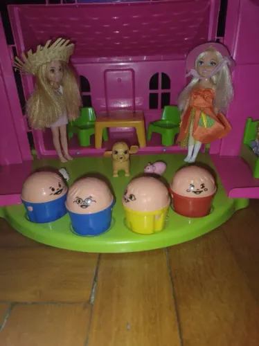 Lote casa de brinquedos da Chelsea irmãs da Barbie 