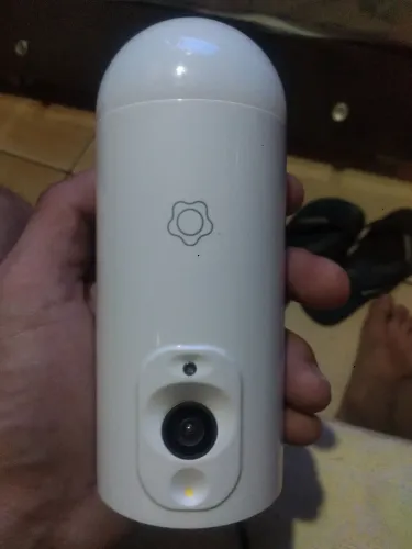 Câmera de vigilância nova na caixa (funciona c/ pilha) 