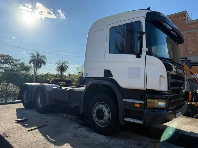 Scania P420 ano 2009 6x4 com ar condicionado 