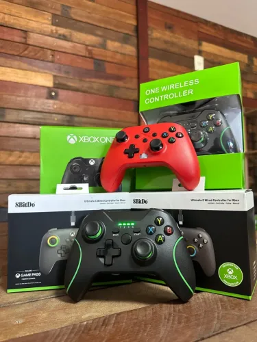 Controle Xbox One TV PC Altomexx black ENTREGAMOS COM GARANTIA 