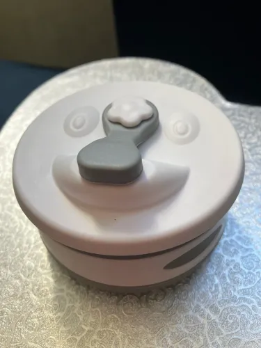 Copo retrátil silicone carinha feliz BPA free 350ml
