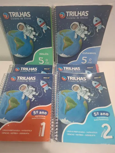 Livros Trilhas 5º Série - Ensino Fundamental I - Coleção completa - Usados bem conservados