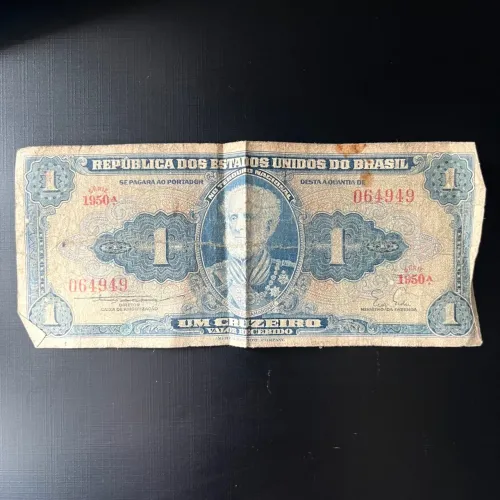 Cédula 1 Cruzeiro de 1950 - República dos Estados Unidos, C013
