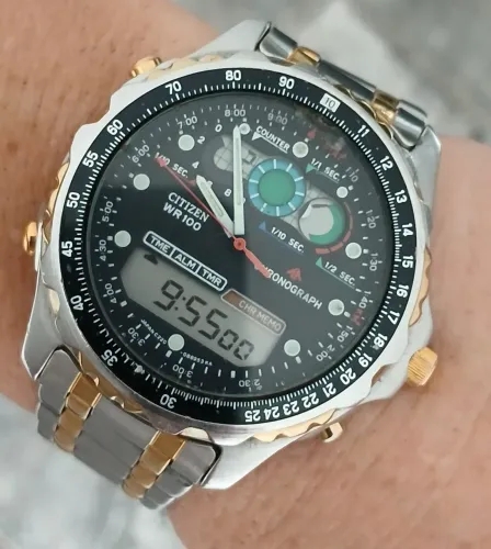 Relógio antigo raro exemplar de coleção anos 90 CITIZEN JAPAN