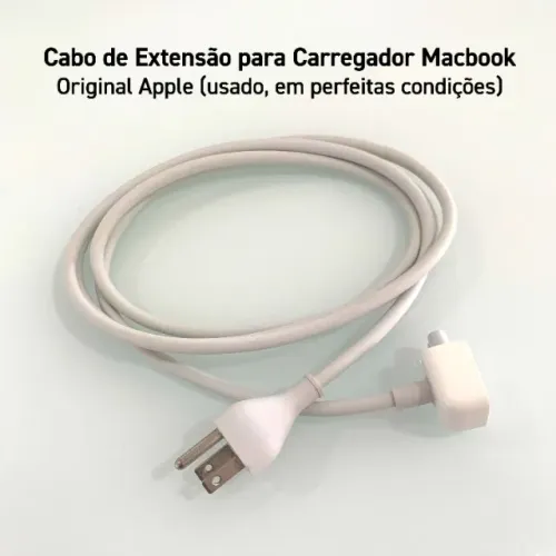 Cabo de Extensão Para Adaptador de Energia, Carregador MacBook - Original Apple