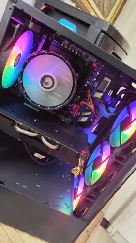 PC Gamer Machinist 16 Gigas Memória DDR4 SSD Placa de Vídeo RX 580 8 Gigas - Somos Loja