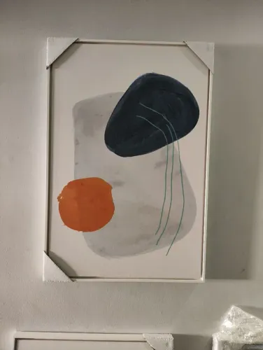 Quadro abstrato moderno para decoração
