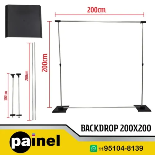 Locação de Backdrop  - Aluguel Para Eventos - A partir de *189,00