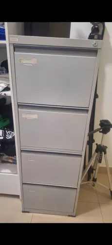 Arquivo De Aço Com 4 Gavetas Reforçado