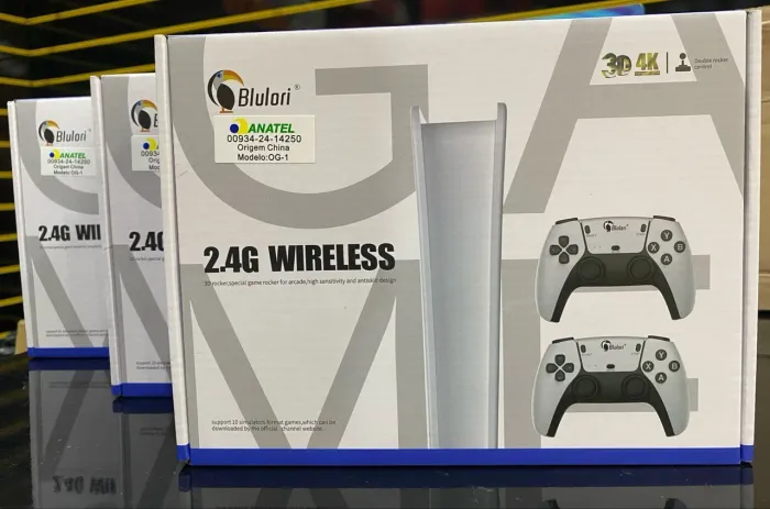 Controle 2.4G Wireless para Arcade com 20 mil jogos já instalados 