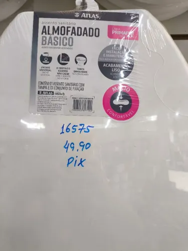 Assento Sanitário Almofadado Básico