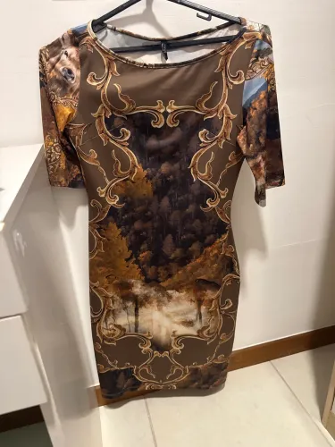 Vestido Estampado Lança Perfume - Tamanho P