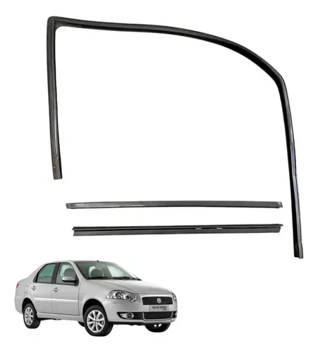 Kit Pestana Porta Dianteira Direita Fiat Siena 2008 2009 Usa