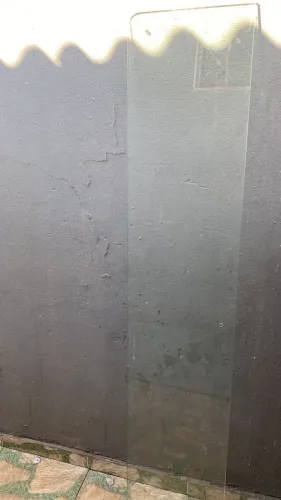 Vidro temperado prateleira + mão francesa