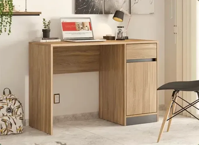 Escrivaninha Home Office Morada - Entrega e Monta
