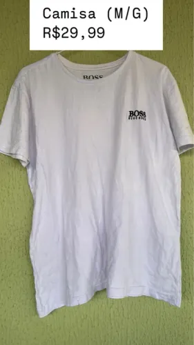 Camiseta Boss Hugo Boss (M/G) - R$29,99